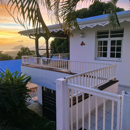 Villa Iguana, Duplex Paisible, Vue Magnifique Mer Et Rocher Du Diamant, Piscine 圣吕斯 外观 照片
