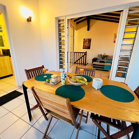 Villa Iguana, Duplex Paisible, Vue Magnifique Mer Et Rocher Du Diamant, Piscine 圣吕斯 外观 照片