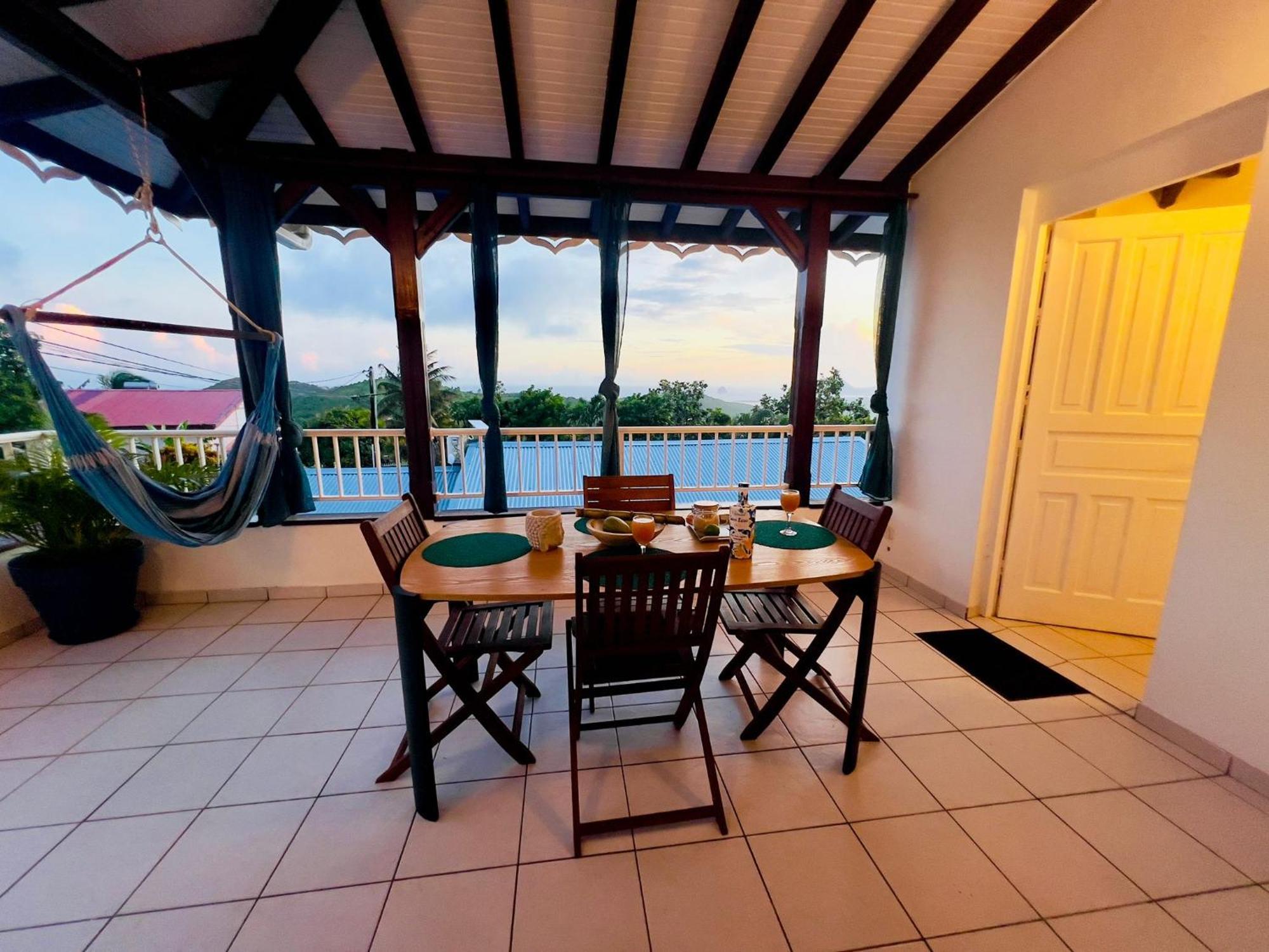 Villa Iguana, Duplex Paisible, Vue Magnifique Mer Et Rocher Du Diamant, Piscine 圣吕斯 外观 照片