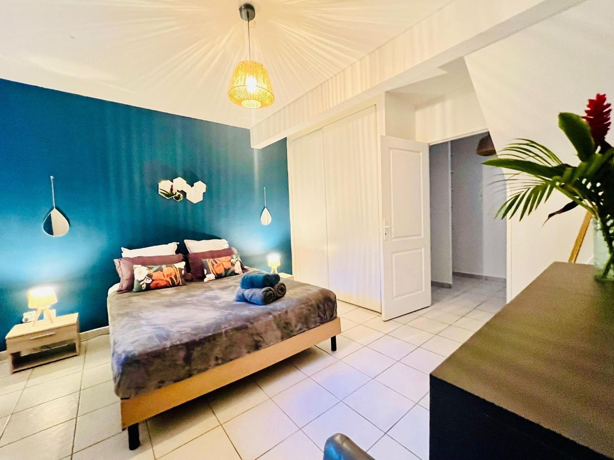 Villa Iguana, Duplex Paisible, Vue Magnifique Mer Et Rocher Du Diamant, Piscine 圣吕斯 外观 照片